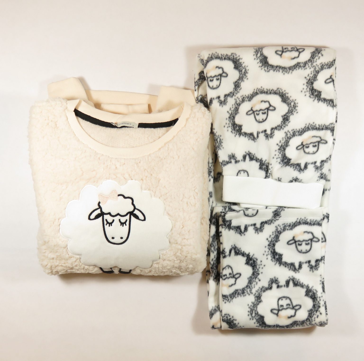 Sheep Print Women’s PJ Set Mood Pajamas