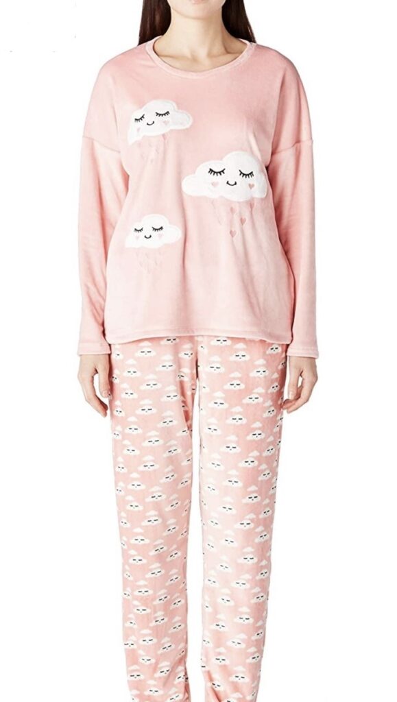 Cloud Print Women’s PJ Set Mood Pajamas