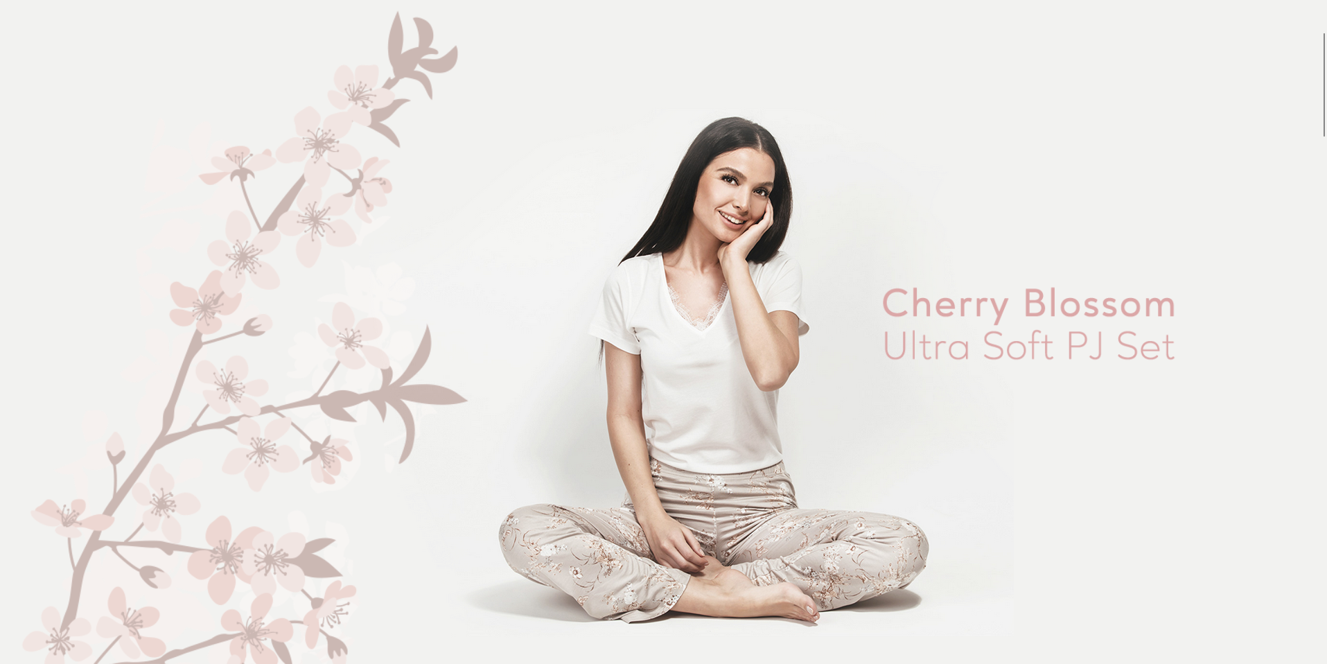 cherry blossom pajama set slider